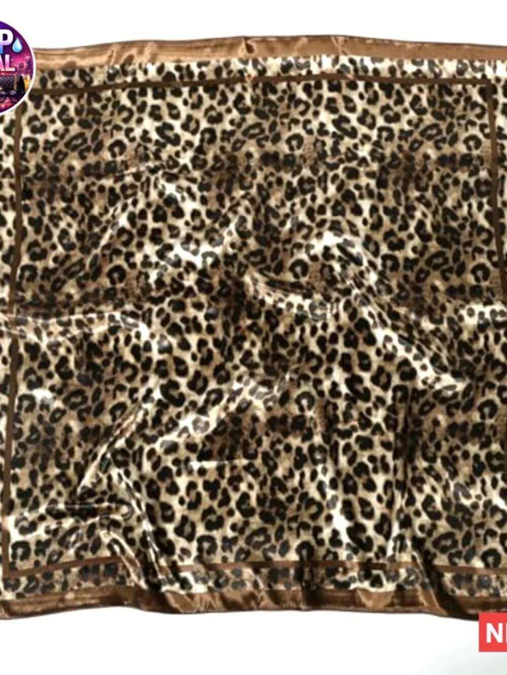 Polyester Silk Blend Head Scarf Multifunctional Square Scarf 35 Inches